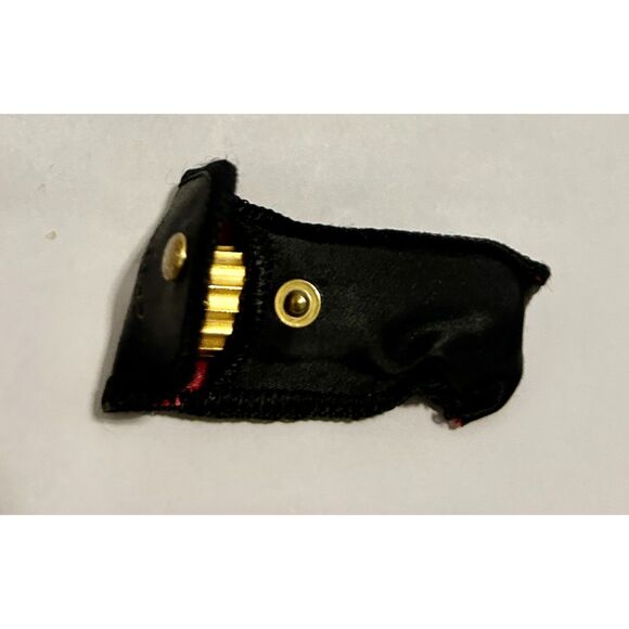 Antique Velvet Clutch Purse with Jeweled Detail and Beauty Accessories - Picture 16 of 16